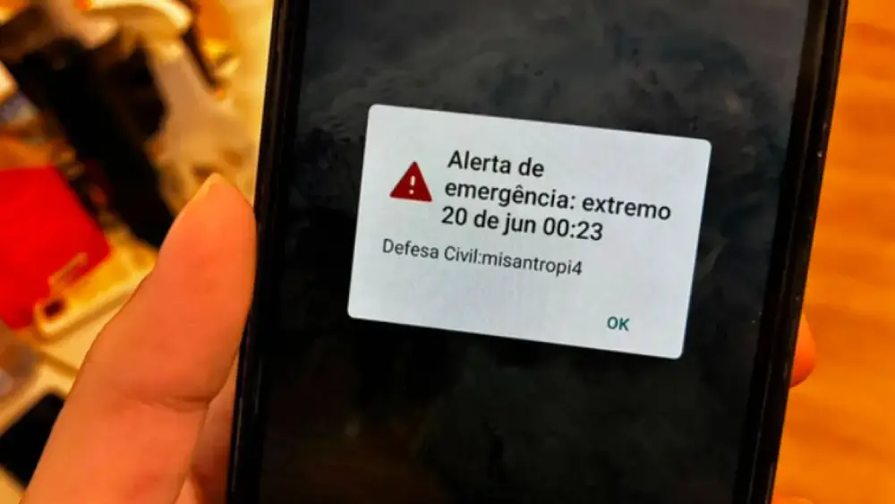 Alertas falsos usaram credenciais da Defesa Civil do Pará
