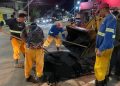 Operação Tapa-buracos: Prefeitura reforça frentes de trabalho e atua dia e noite nas principais avenidas de Itacoatiara