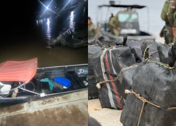 Megaoperação no AM: 700 quilos de cocaín4 avaliados em R$ 52 milhões são apreendidos no rio Solimões