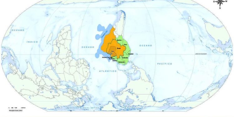 IBGE lança mapa-múndi com Belém no centro para destacar protagonismo da Amazônia na COP30