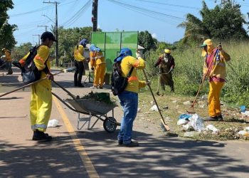 Prefeitura leva Mutirão de Limpeza aos bairros Jardim Amanda e Nogueira Júnior e garante melhorias para mais de 600 famílias