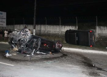 Acidente deixa dois mortos na Avenida do Turismo, em Manaus
