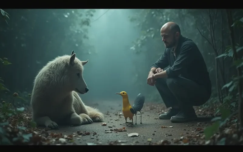 Animais nos sets de filmagem e os bastidores que ninguém vê