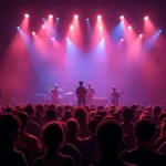 Como os filmes de shows ao vivo são gravados e produzidos
