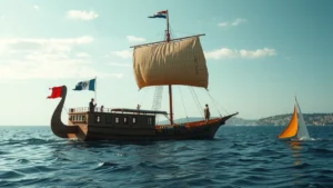 Como era a navegação no Mediterrâneo na época da Grécia antiga