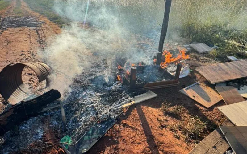 Indígena é preso após ocupação e danos em fazenda de Amambai