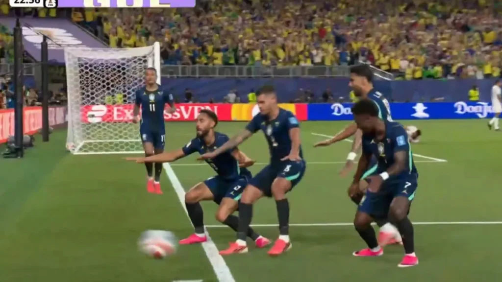 Brasil abre placar contra Haiti com gol de Matheus Cunha