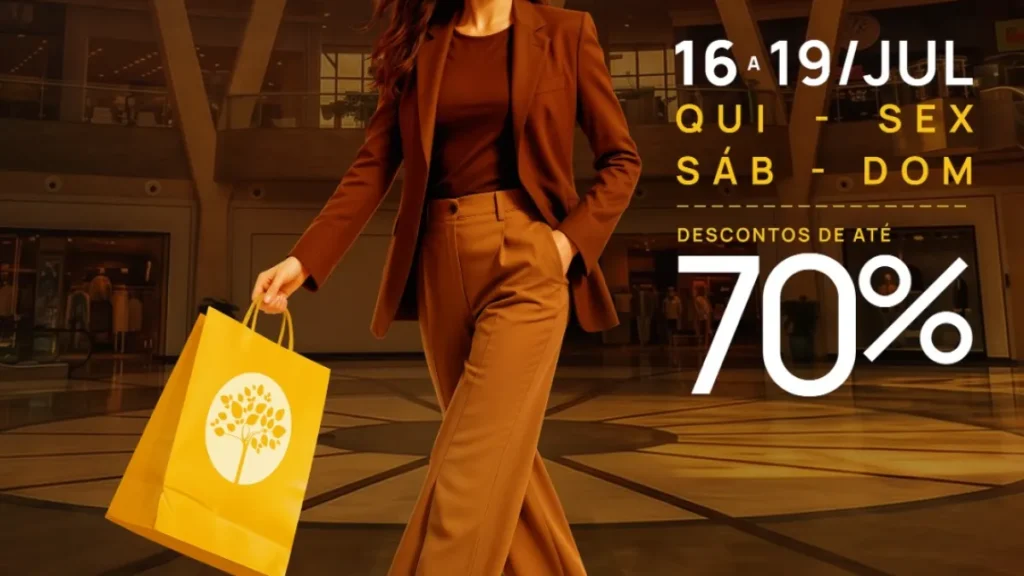 Bosque dos Ipês tem até 70% off em quatro dias