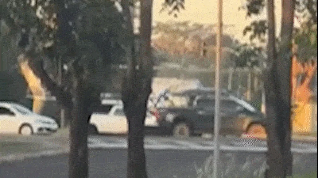 Pouso de helicóptero em rotatória lidera vídeos da semana