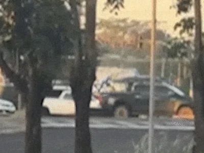 Pouso de helicóptero em rotatória lidera vídeos da semana