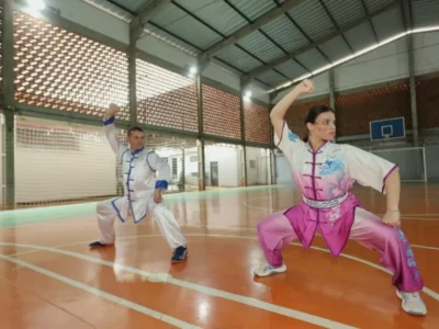 Kung-fu de pai para filha: tradição familiar que gera campeãs